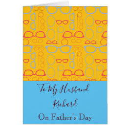 Cartão Personalizar Dia de os pais Husband