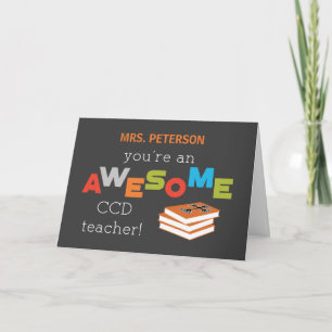 Cartão Personalizar o Nome CCD - Dia de Apreciação do Pro