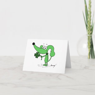 Cartão Personalizável "Boa Sorte para Você" da Mid