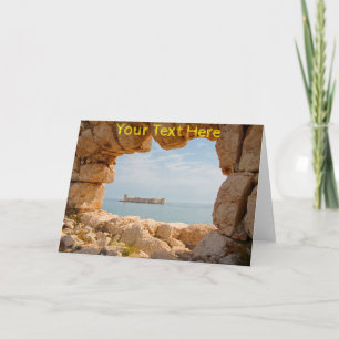 Cartão Personalizável Kizkalesi, Turquia