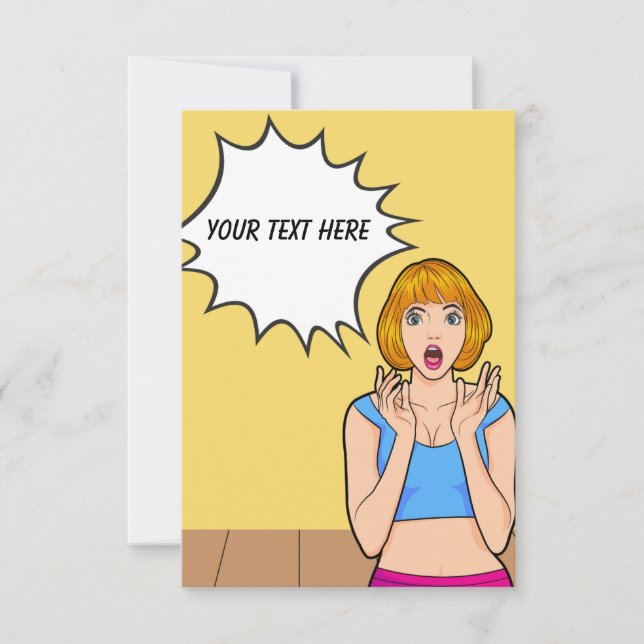 cartão personalizável para todas as ocasiões (Frente)