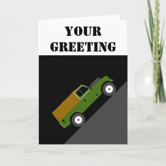 Cartão Personalize Classic Series Land Rover Greetings