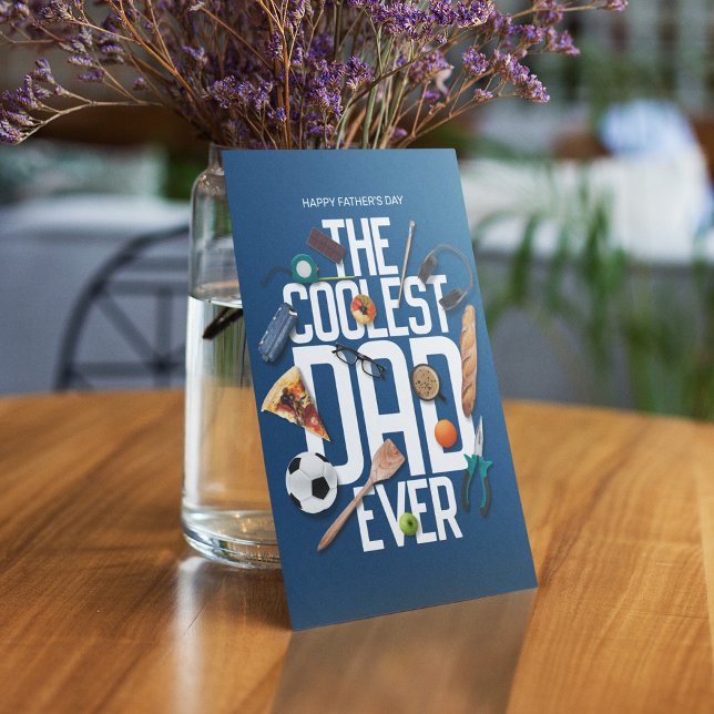 Cartão Personalize O Pai Mais Legal Do Mundo (Criador carregado)