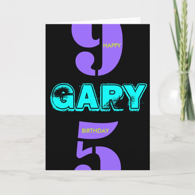 Cartão Personalized 95th Birthday POP Greeting Card (Frente)