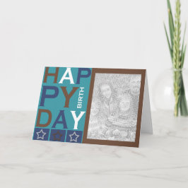 Cartão Personalized Birthday Card