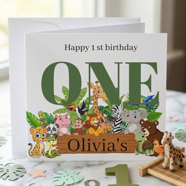 Cartão Personalized Birthday Card for Boys – Kids Fun (Criador carregado)