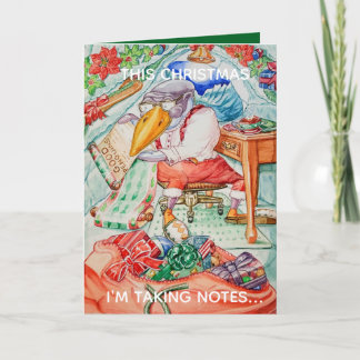 Cartão Personalized Christmas Greeting Card for Good Kids