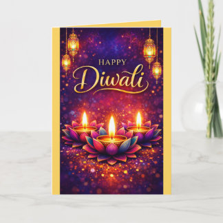 Cartão Personalized Diwali Celebration Festival Card