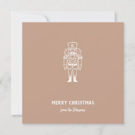 Cartão Personalized Family Name Merry Christmas Prince