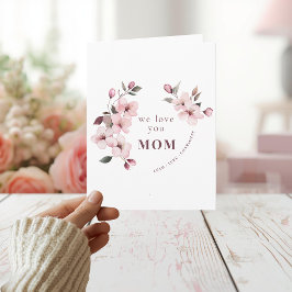 Cartão Personalized Mothers Day Card for Mom