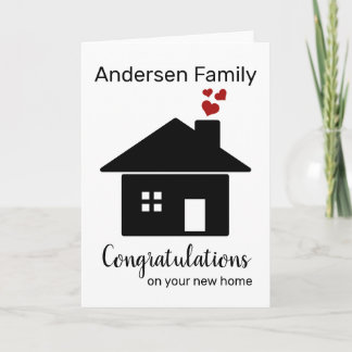 Cartão Personalized New Home Card, Housewarming