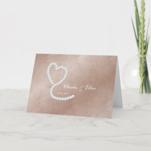 Cartão Personalized Wedding/Anniversary/Engagement Card