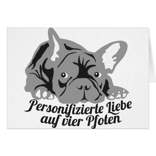 Cartão Personifizierte Liebe (Frente Horizontal)