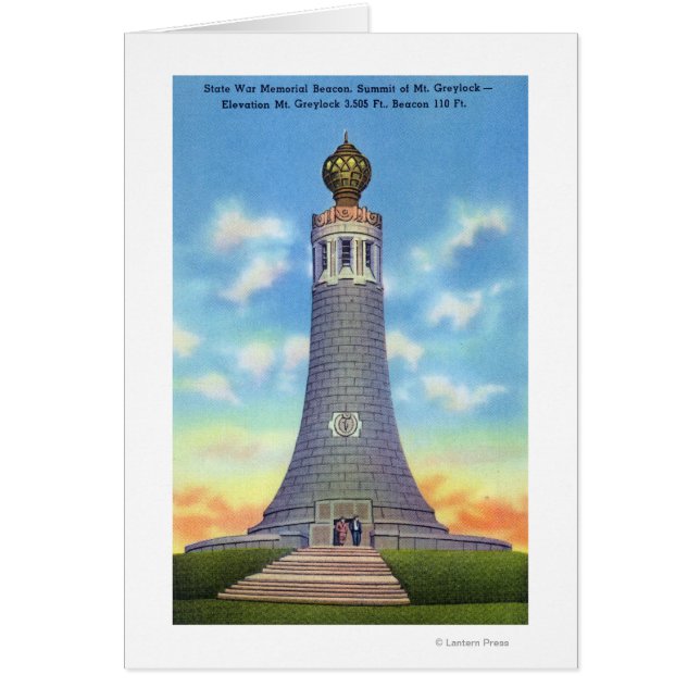 Cartão Perspectiva da Cúpula do Memorial da Guerra do Est (Frente)