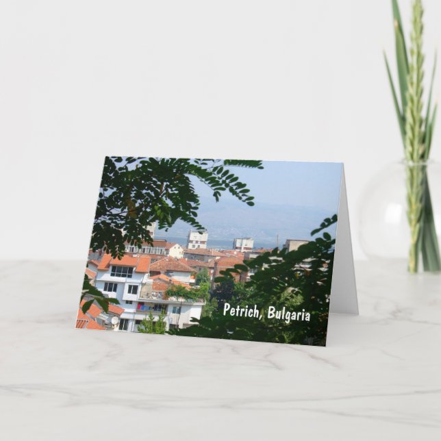 Cartão Pertich, Bulgaria Card (Frente)