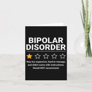 Cartão Perturbação Bipolar Uma Perturbação Bipolar De Ava