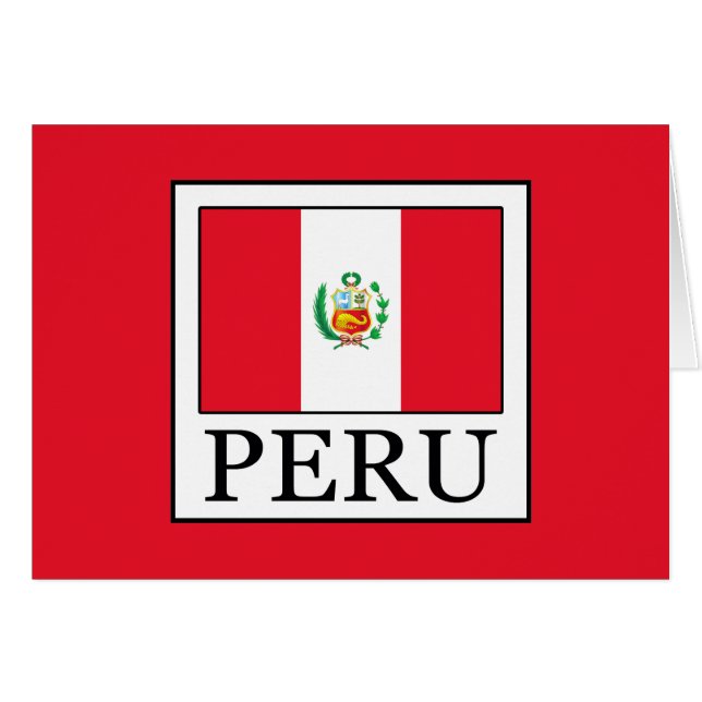 Cartão Peru (Frente Horizontal)