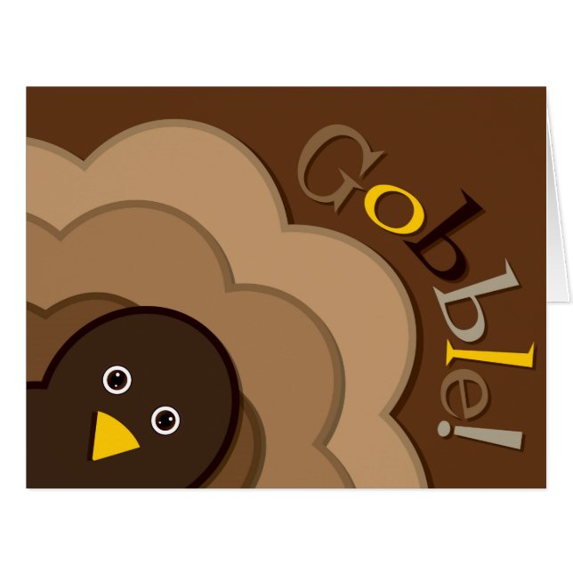 Cartão Peru de ação de graças (Frente horizontal)