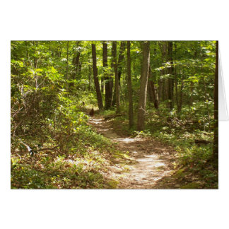 Cartão perus do trilho appalachiano