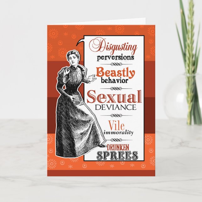 Cartão Perversões Repugnantes (Frente)