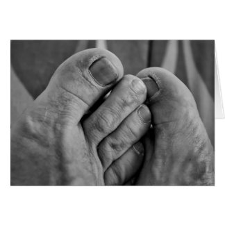 Cartão Pés Feitos Feios