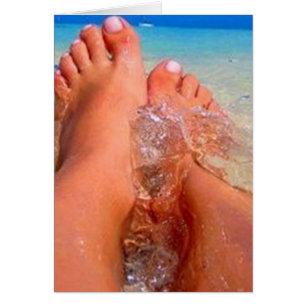 CARTÃO PÉS MOLHADOS