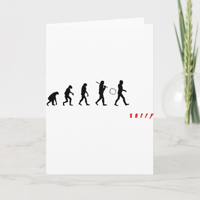 Cartão Pesaroso eu Farted! (Frente)