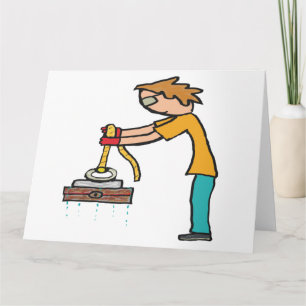 Cartão Pesca Com Ímã