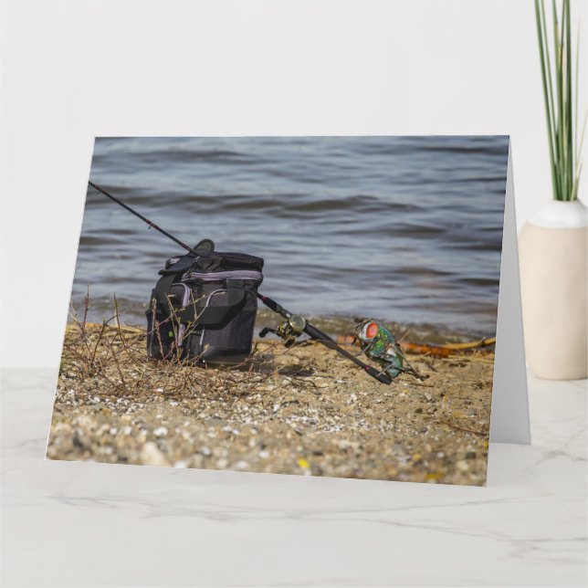 Cartão Pesca com mosca (Frente)