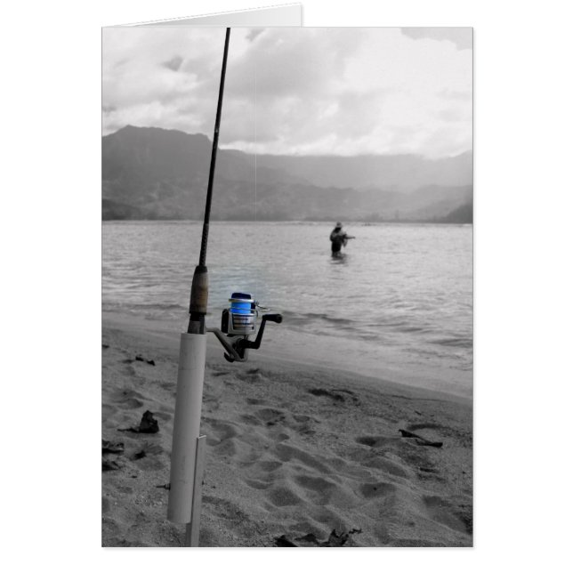 Cartão Pesca de costa norte (Frente)