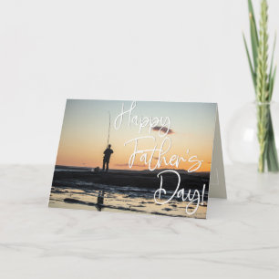 Cartão Pesca dia de os pais