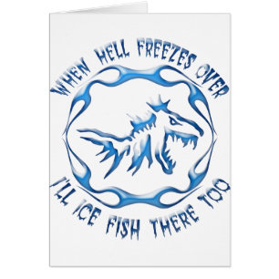 CARTÃO PESCA DO GELO