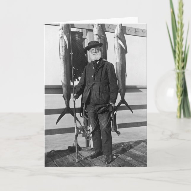 Cartão Pescador do mar profundo, 1912 (Frente)