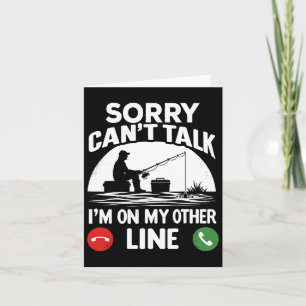 Cartão Pescador Engraçado Para o Dia dos Pais Pescador Pa