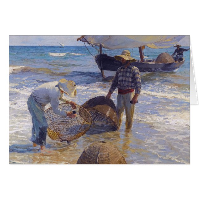 Cartão Pescador Valencian - Joaquín Sorolla (Frente Horizontal)