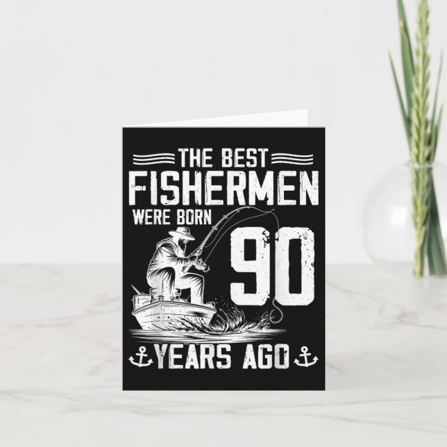 Cartão Pescadores De 90 Anos De Idade, Pescadores De 90 A (Frente)