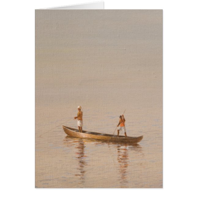 Cartão Pescadores de Kerala (Frente)