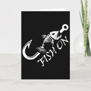 Cartão Pescaria Dia dos Pais de Pescadores Engraçados