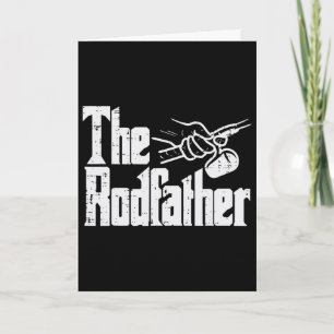 Cartão Pescaria O Rodfather Paródia Engraçada Pai Avô Pap