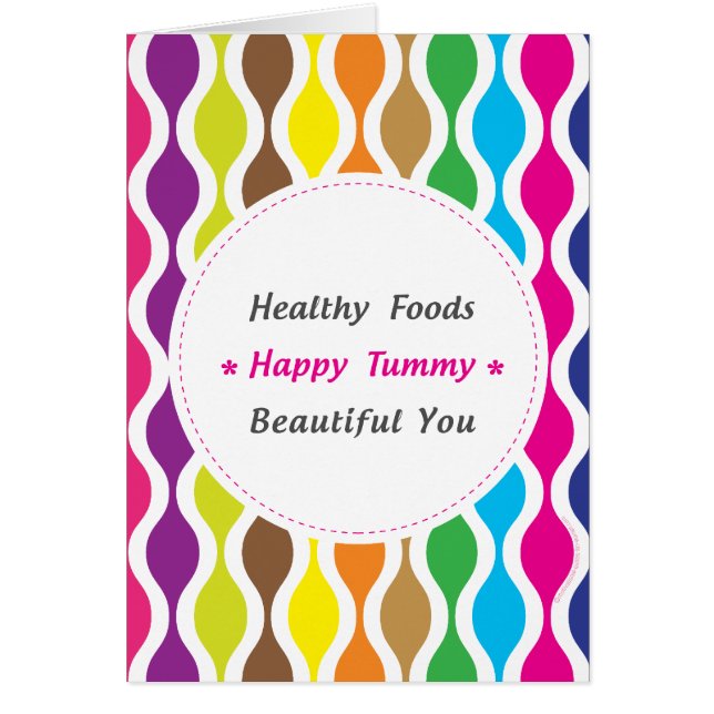 Cartão Peso & saúde conscientes (Frente)