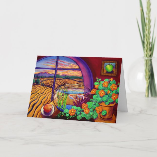 Cartão Pêssego e Apple (Frente)