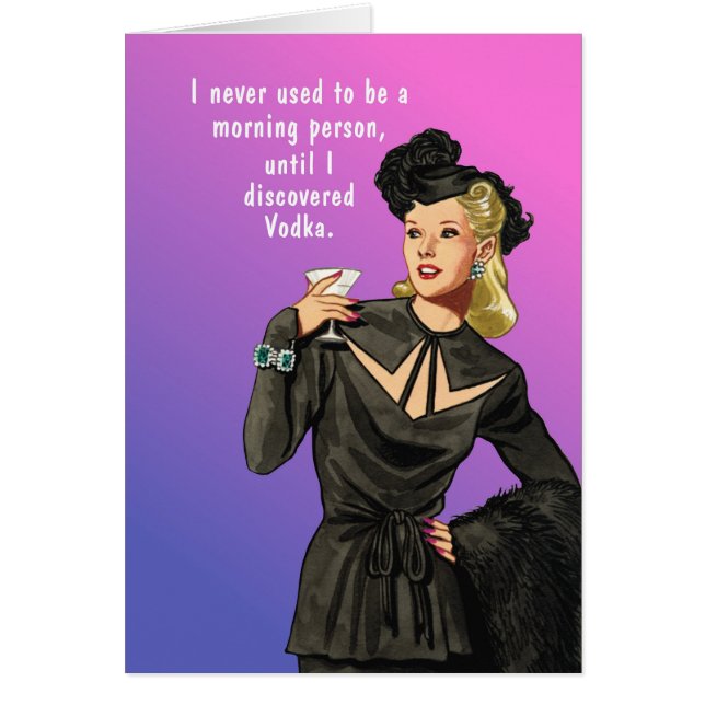 Cartão Pessoa da manhã (Frente)