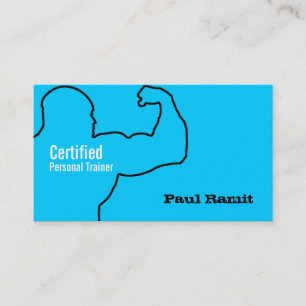 Cartão pessoal certificado do azul do negócio do