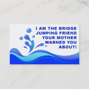 Cartão pessoal da introdução do negócio engraçado