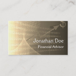 Cartão Pessoal do Financial Advisor