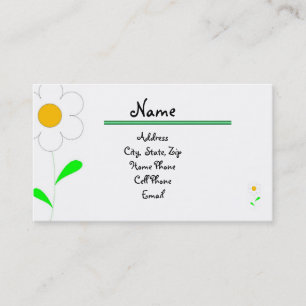 Cartão pessoal dos trabalhos em rede