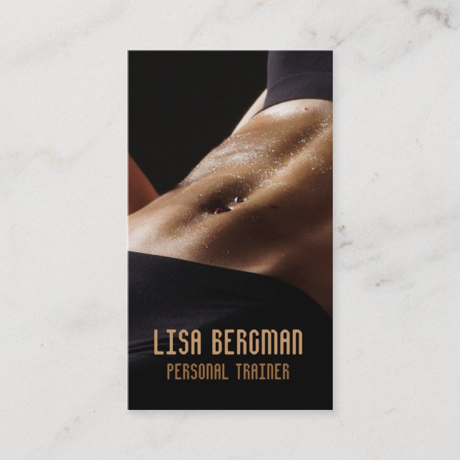 Cartão pessoal profissional do instrutor/malhação (Frente)