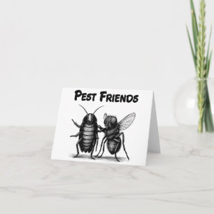 Cartão Pest Amigos BFF