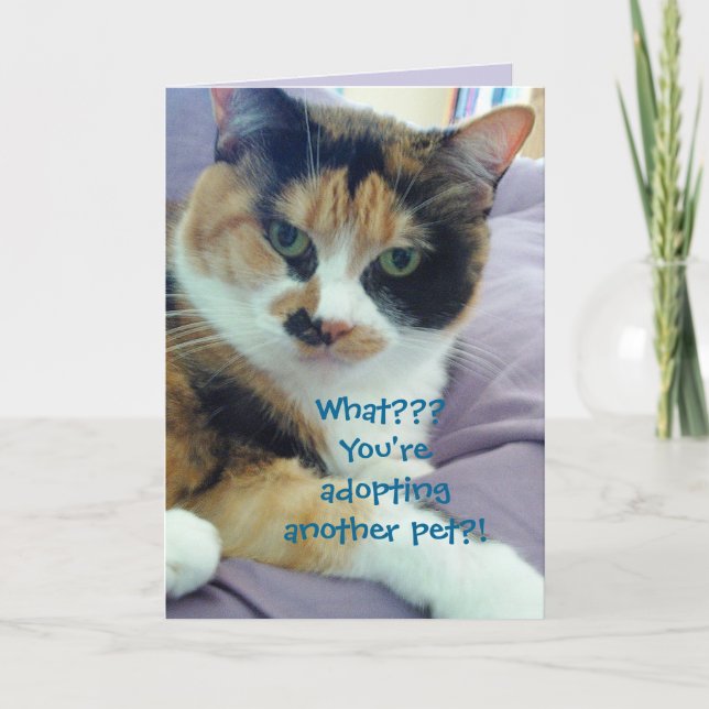 Cartão Pet Adoption Greeting Card (Frente)