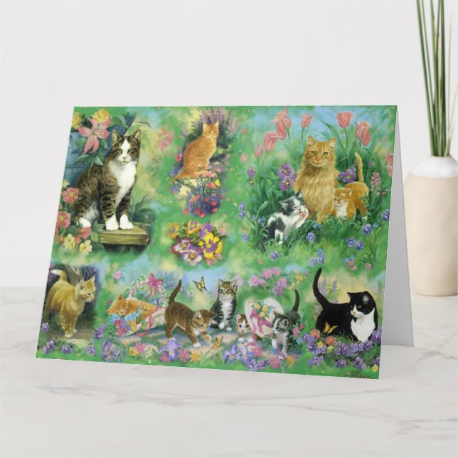 Cartão Pet/Cats Father's Day Card (Frente)